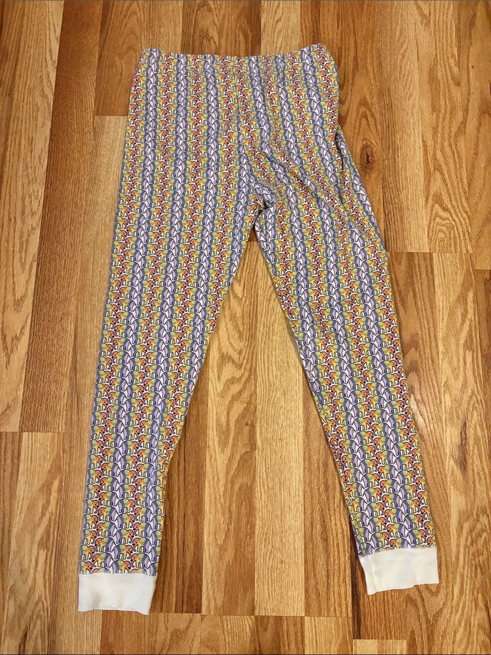 Roller Rabbit Tie Dye Daze (rainbow elephants) Kids Pajamas 14